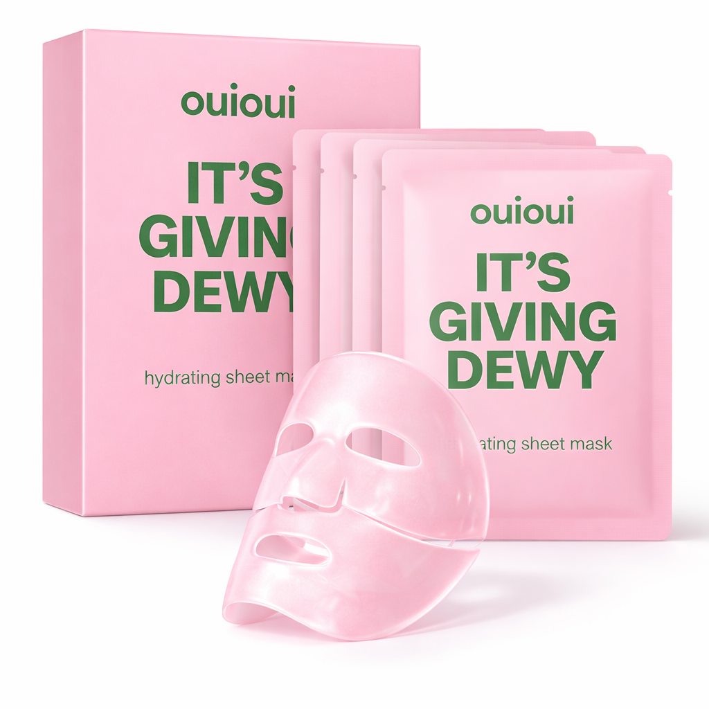 ouioui hydrogel mask (4 pack)